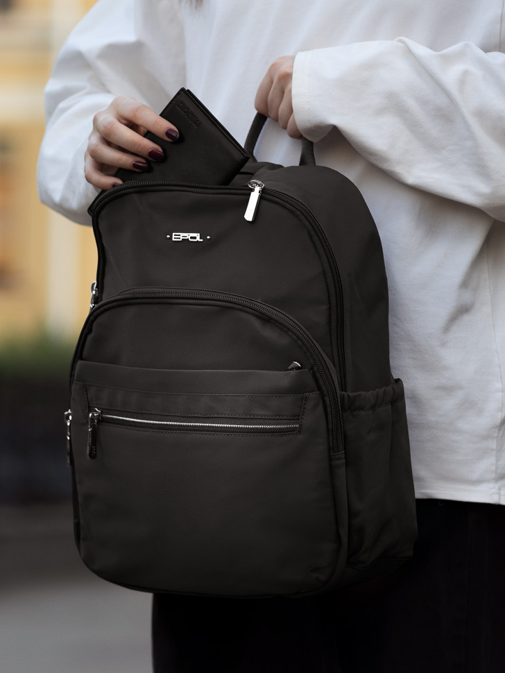 Рюкзак Epol 6001-01 черный Рюкзак Epol 6001-01 черный