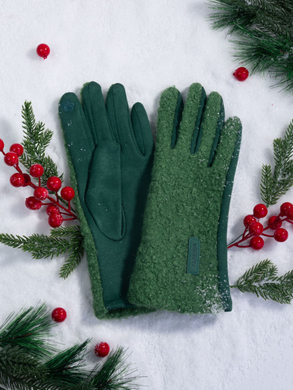 Перчатки женские Baggins зеленые