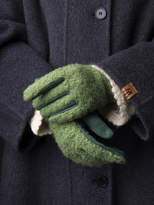 Перчатки женские Baggins зеленые