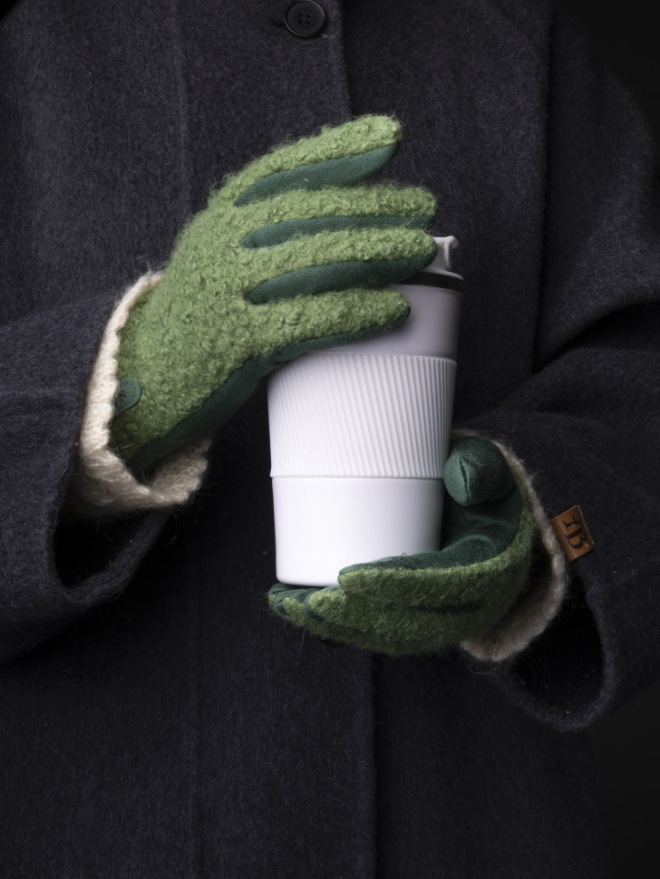 Перчатки женские Baggins зеленые