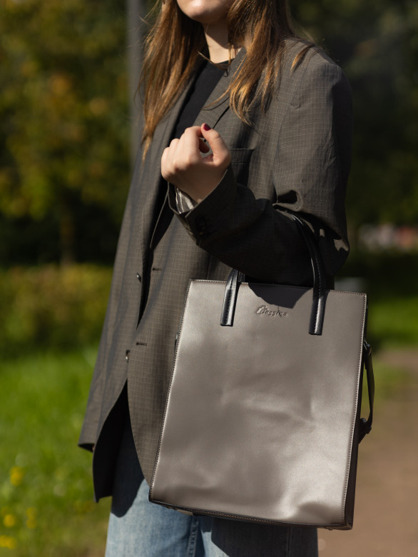 Сумка женская Baggins 58222 gray (4196-4001)