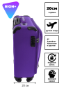 Чемодан RION+ 454/4 ABS пластик 18" дюймов