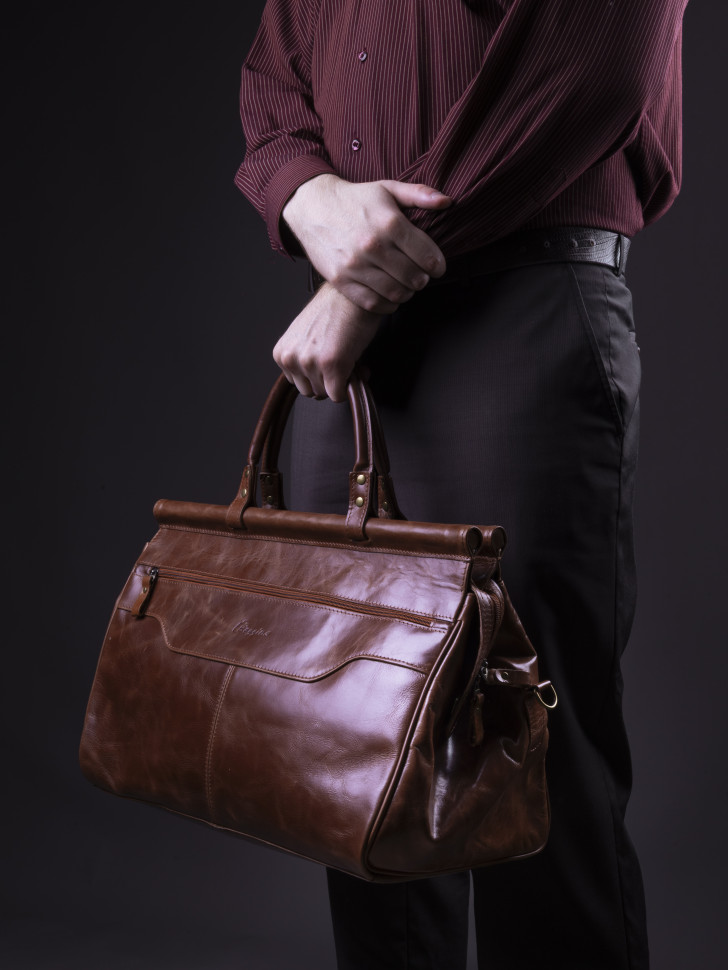 Сумка ДОР.BG 1077 рыж.пулл-ап