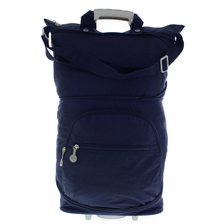 Сумка-трансформер дорожная хозяйственная на 2 колёсах TsV 526.22 синяя