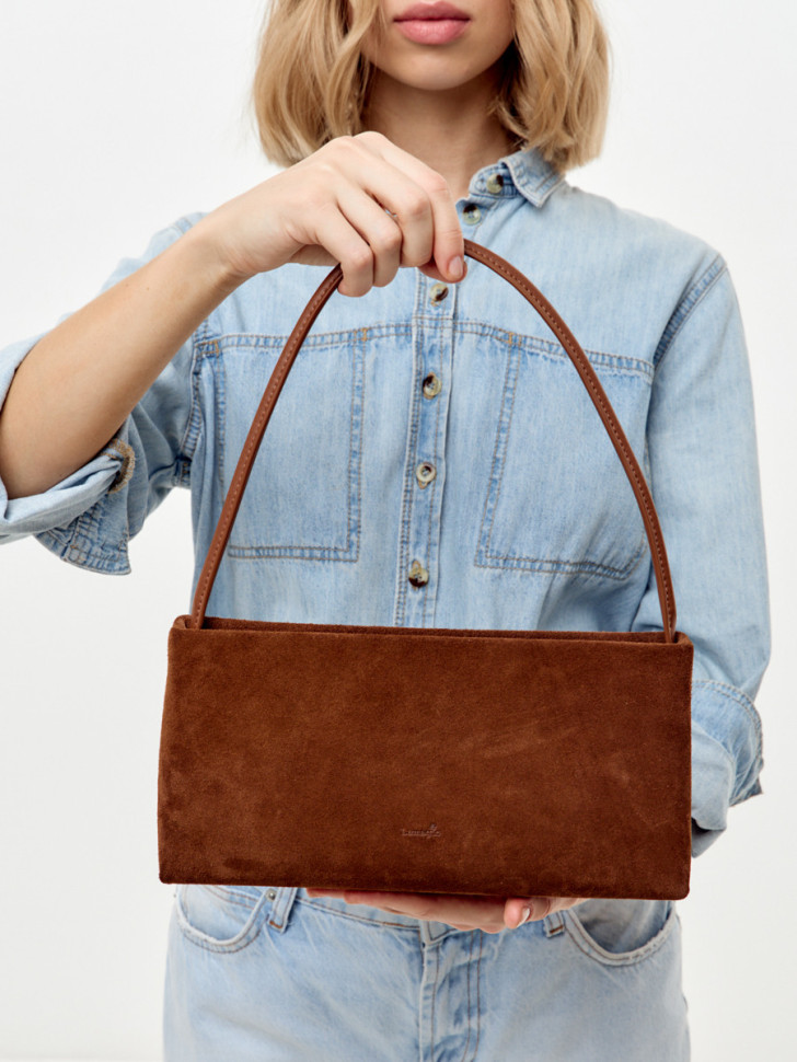 Сумка Lamagio 723 замша рыжая