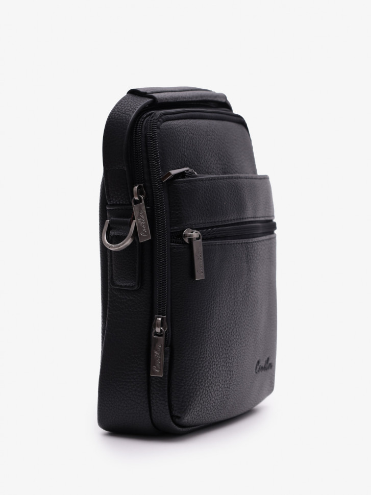 Сумка мужская Cantlor Ж03-G1312M-5 черная Сумка мужская Cantlor Ж03-G1312M-5 черная