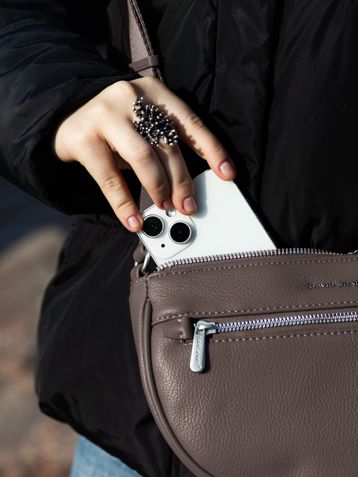 Сумка женская David Jones 7715 bitter chocolate Сумка женская David Jones 7715 bitter chocolate