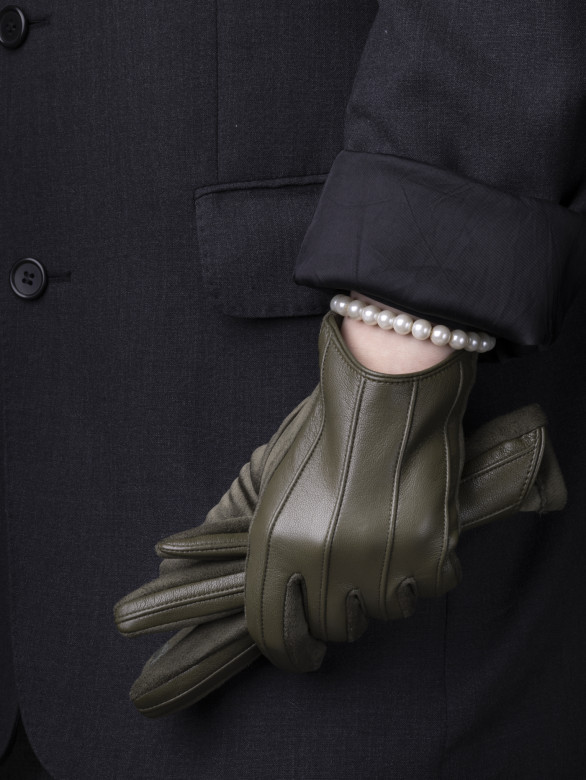 Перчатки женские HAVVS 6026 хаки Перчатки женские HAVVS 6026 хаки