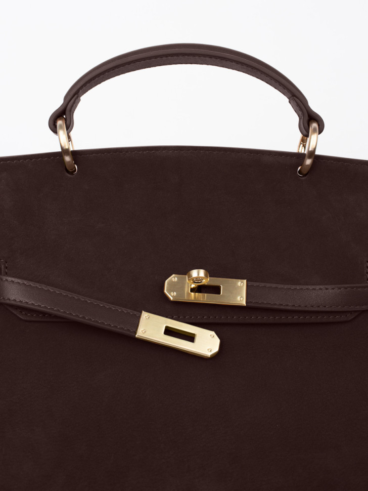 Сумка Curanni 9402 замша коричневая Сумка Curanni 9402 замша коричневая