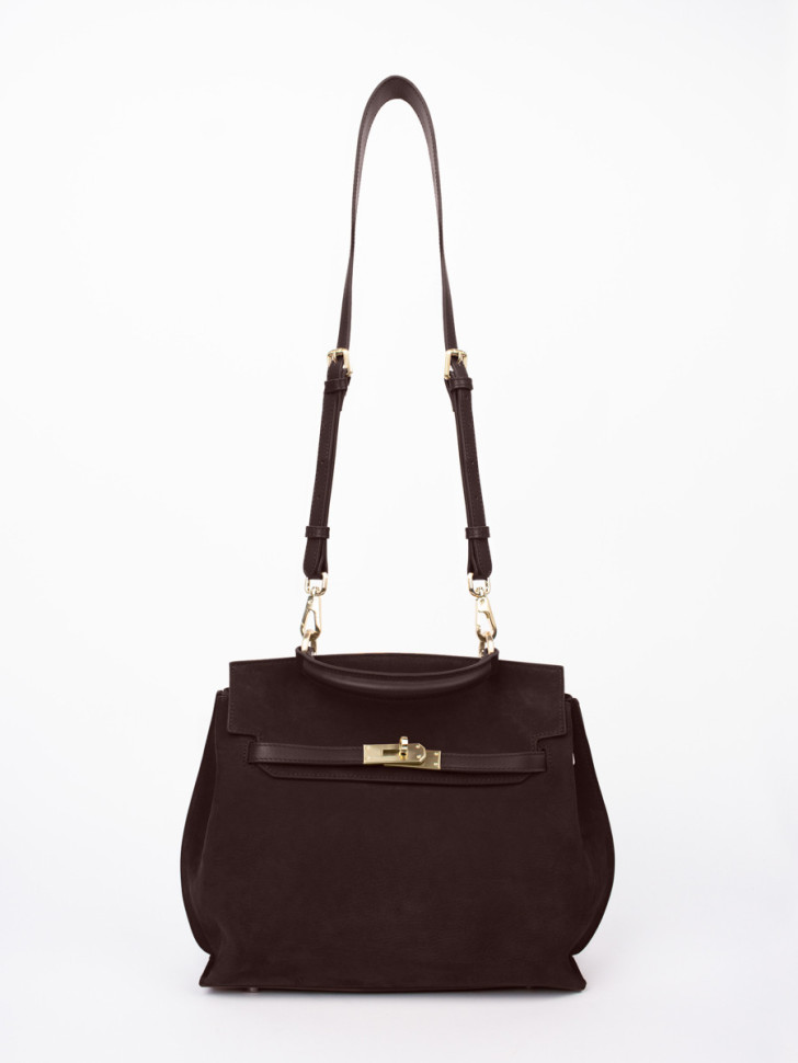 Сумка Curanni 9402 замша коричневая Сумка Curanni 9402 замша коричневая