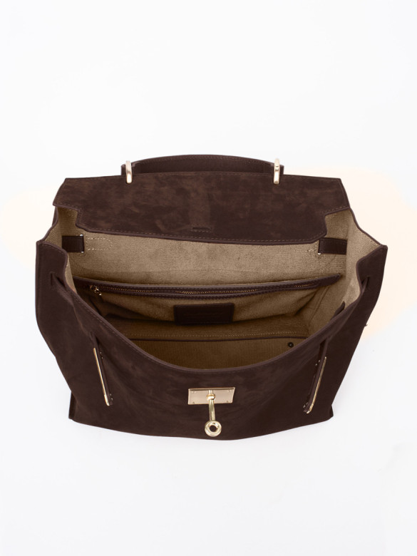 Сумка Curanni 9402 замша коричневая