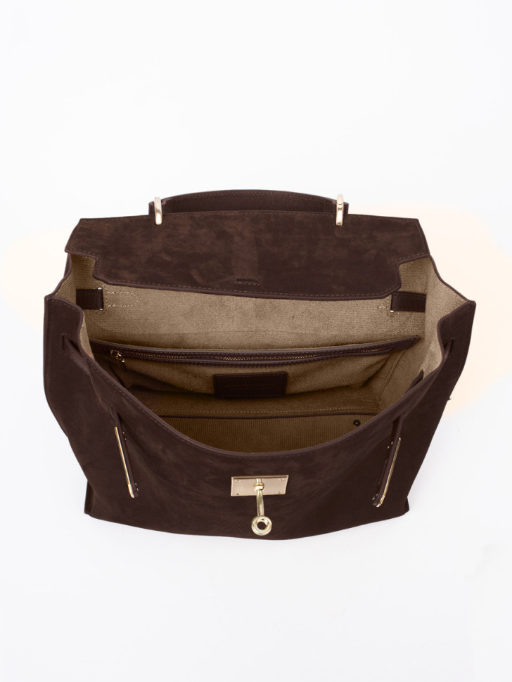 Сумка Curanni 9402 замша коричневая Сумка Curanni 9402 замша коричневая