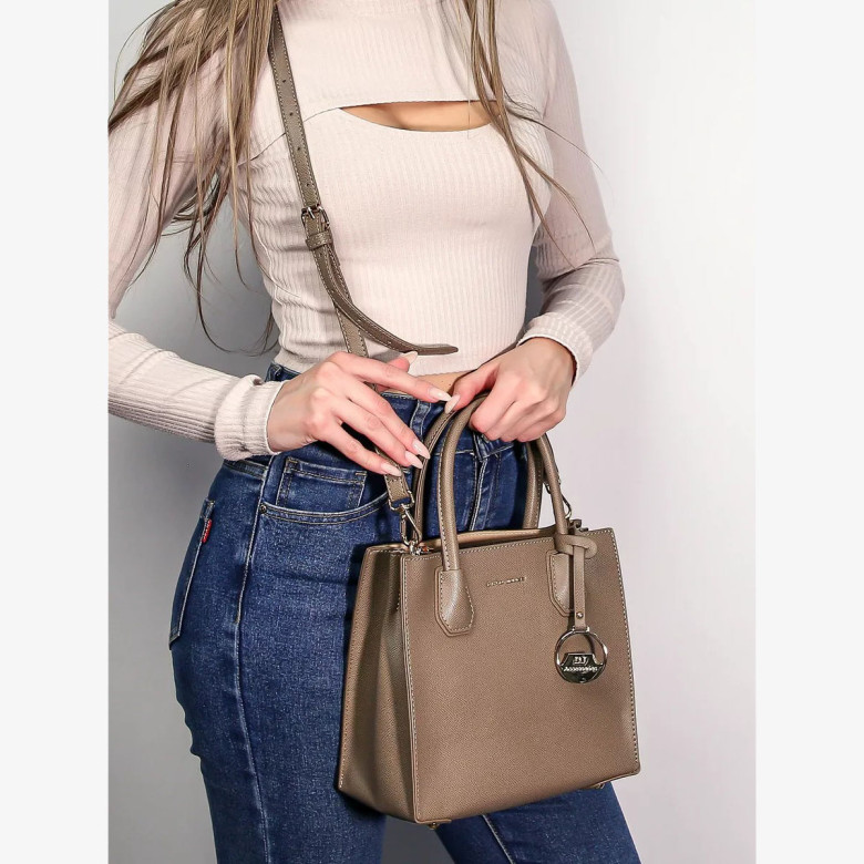 Сумка женская David Jones 6900 taupe