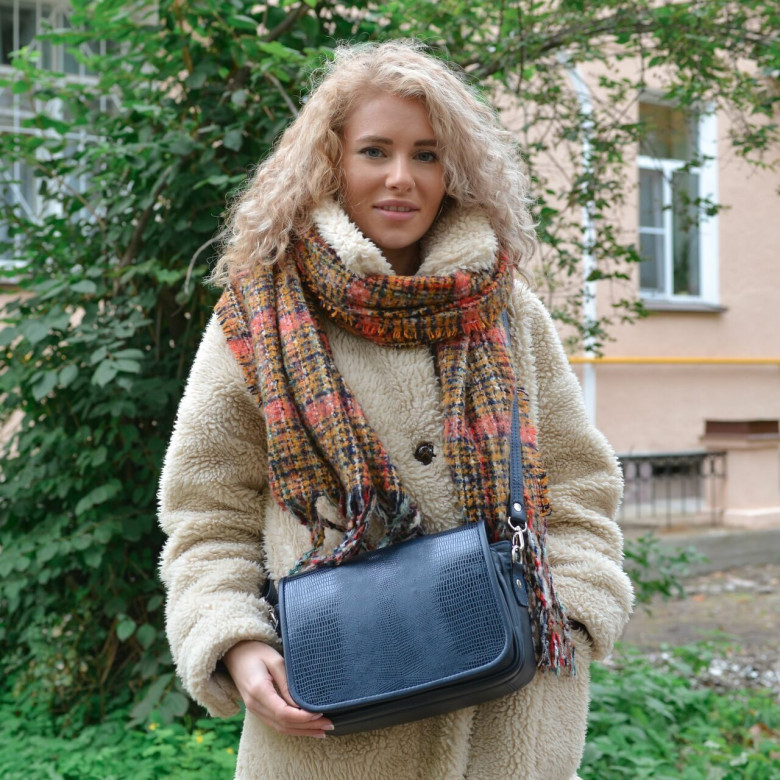 Сумка женская Natalia Kalinovskaya, С93 «Юния» синяя 