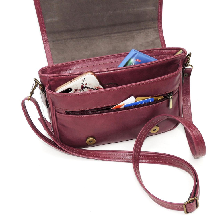 Женская сумка Natalia Kalinovskaya, «Дейли» бордовая