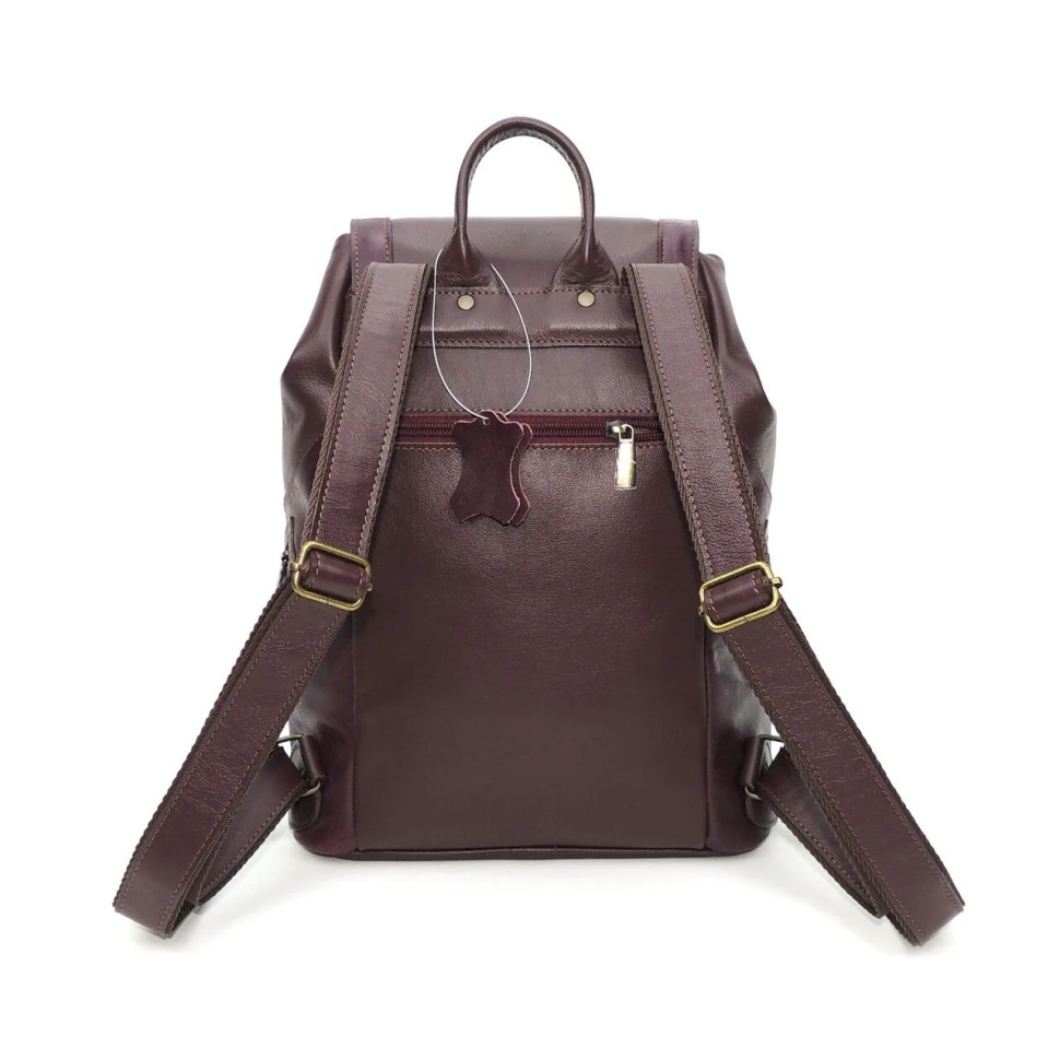 Рюкзак женский Natalia Kalinovskaya, "Климин" бордо гладкий