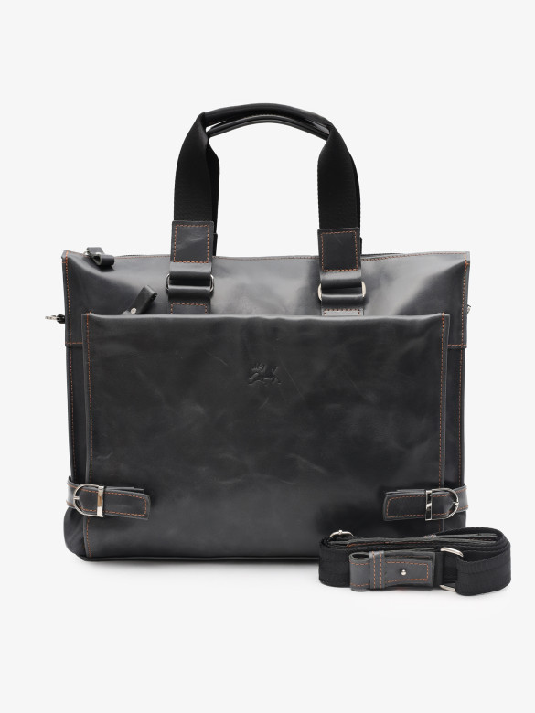 Портфель мужской кожа Maxsimo Tarnavsky 1015 графит