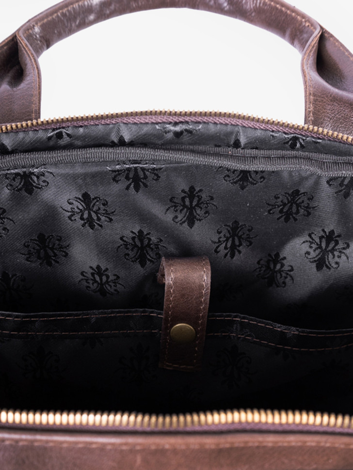 Сумка мужская zн ALEXX ALG0112 коричневая