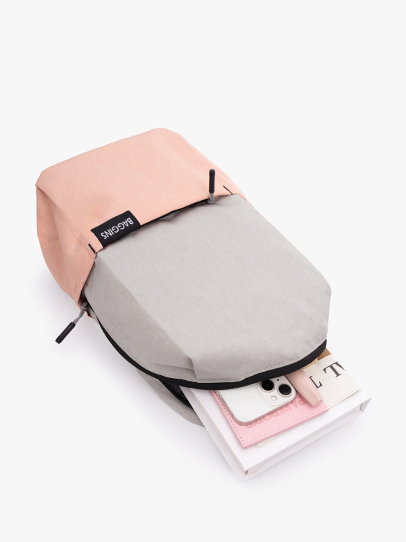 Рюкзак Baggins 621 серый/розовый