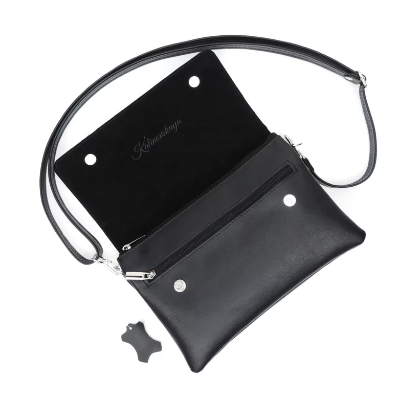 Женская кожаная сумка Natalia Kalinovskaya С 44т.711 Келен чёрная