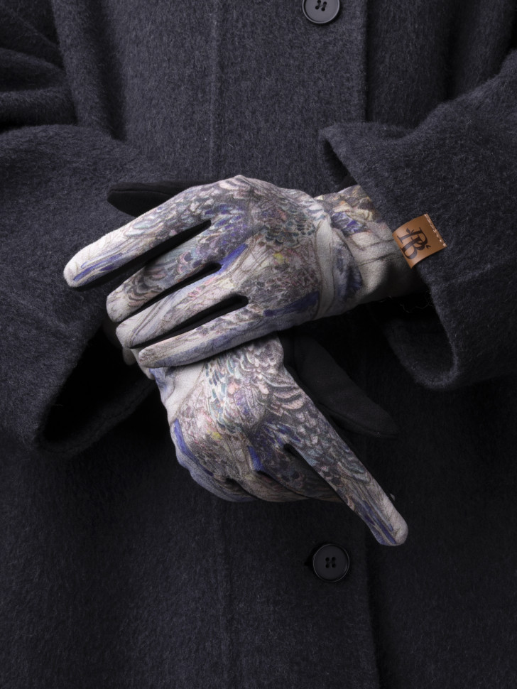 Перчатки женские Ангел 111-8 девушка абстр. Перчатки женские Ангел 111-8 девушка абстр.