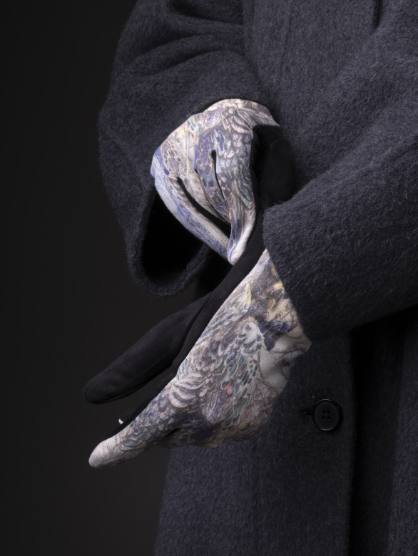 Перчатки женские Ангел 111-8 девушка абстр.