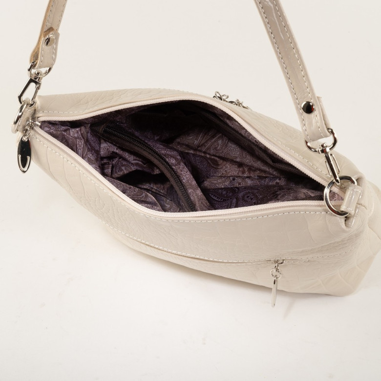 Сумка женская Sumkov 276 коричневый/бежевый флотер 