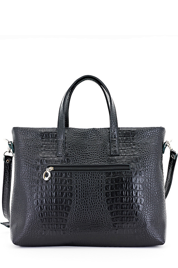 Сумка Protege ДС-223-84 "Сова№2" черный рептилия