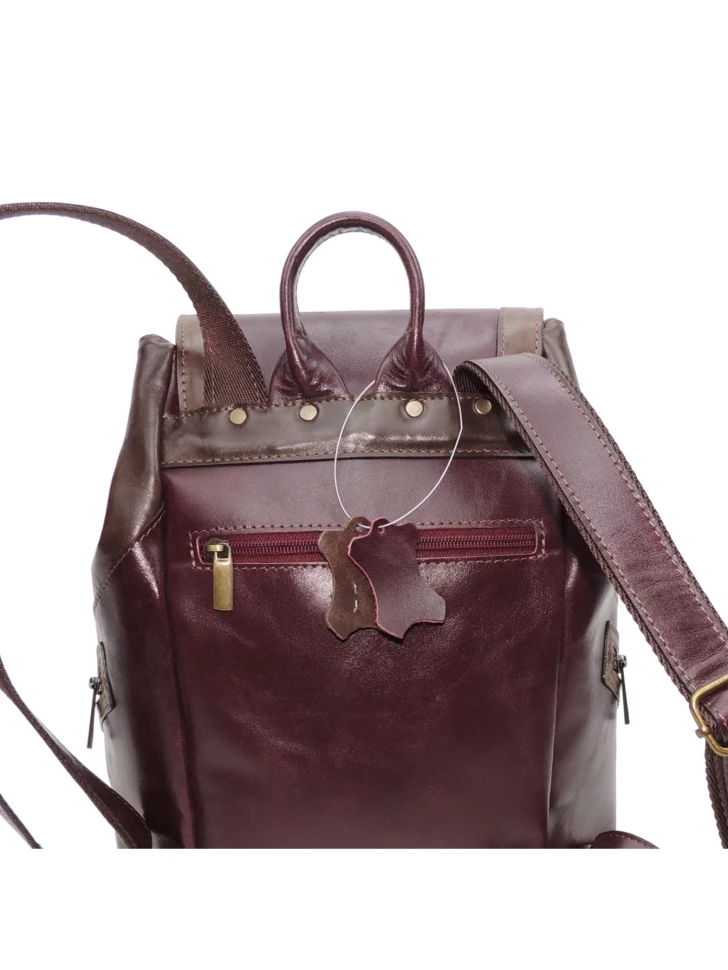 Рюкзак Kalinovskaya Р-50.682-1 бордо/шоколад