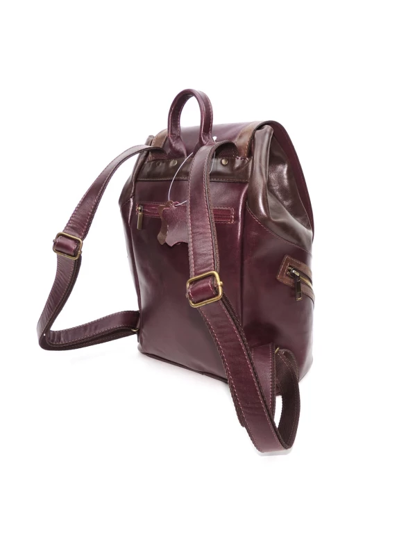 Рюкзак Kalinovskaya Р-50.682-1 бордо/шоколад