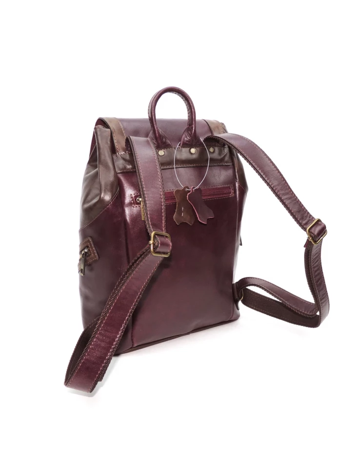 Рюкзак Kalinovskaya Р-50.682-1 бордо/шоколад