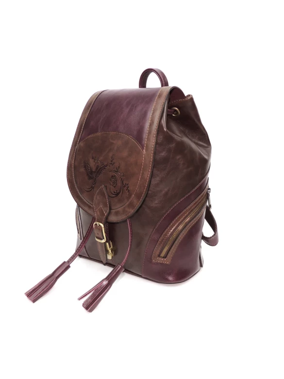 Рюкзак Kalinovskaya Р-50.682-1 бордо/шоколад