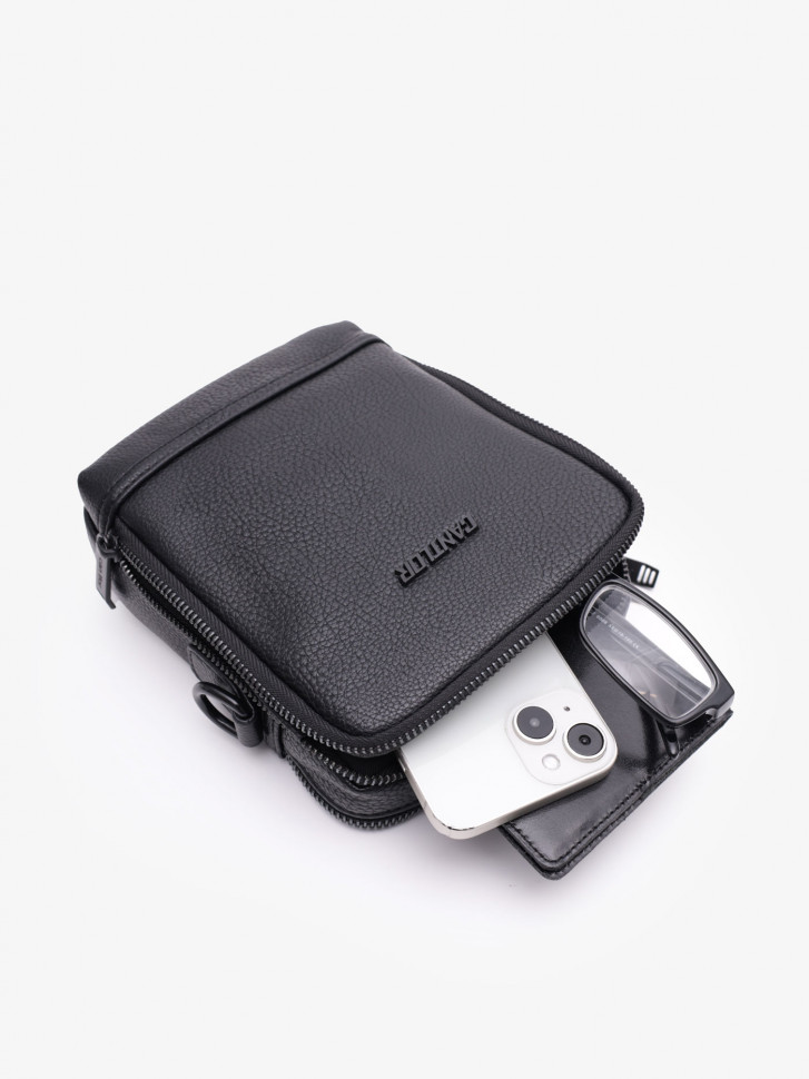 Сумка мужская Cantlor Ж03-G328 черная Сумка мужская Cantlor Ж03-G328 черная