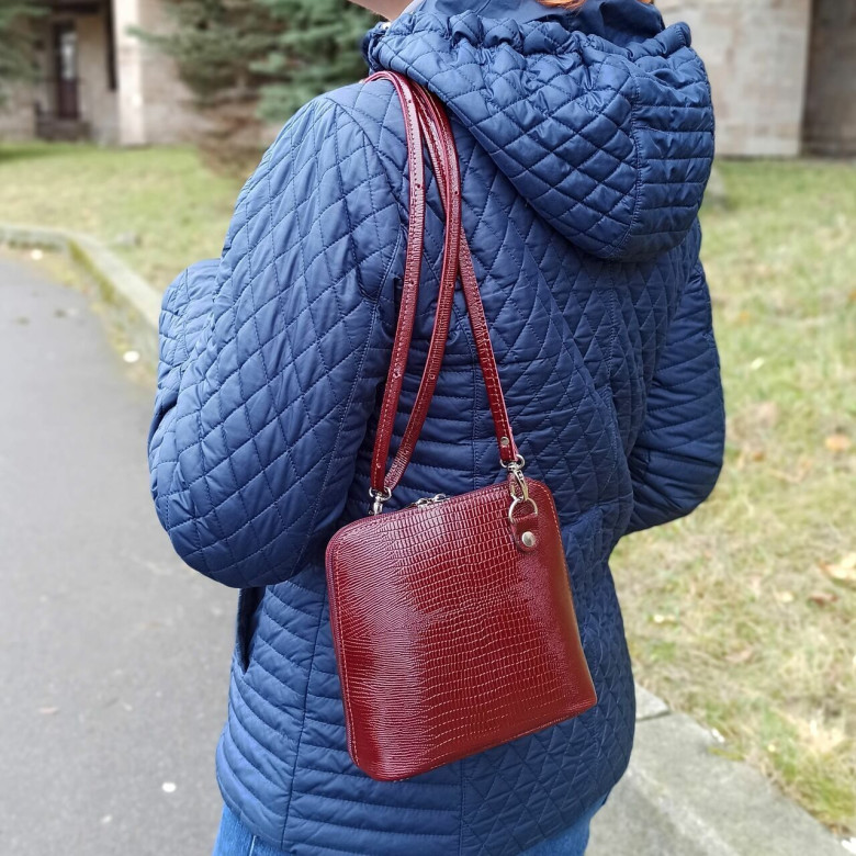 Женская кожаная сумка Natalia Kalinovskaya С83р коричневая