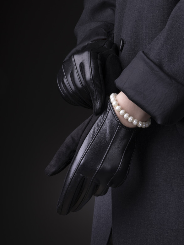 Перчатки женские HAVVS 6026 черные Перчатки женские HAVVS 6026 черные