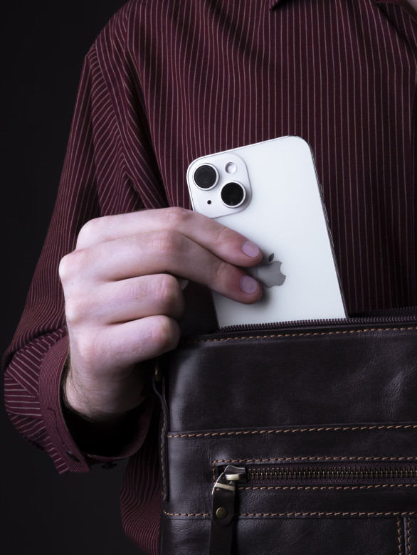 Сумка мужская Baggins 0107 коричневая пулап Сумка мужская Baggins 0107 коричневая пулап