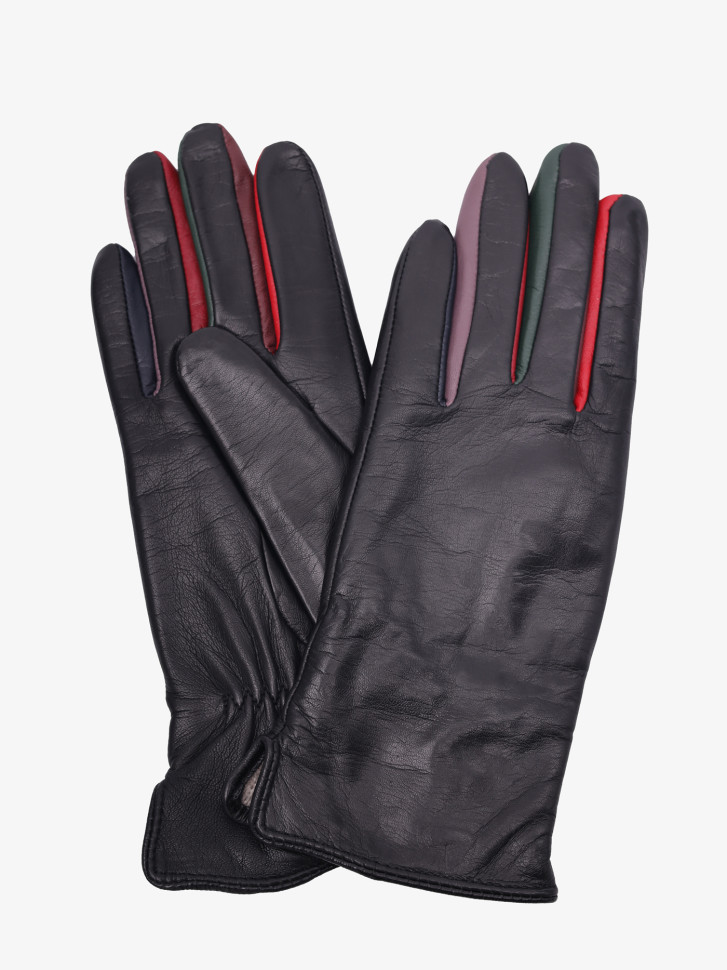 Перчатки женские Kasablanka (3.1) 2145 с цветными пальцами Перчатки женские Kasablanka (3.1) 2145 с цветными пальцами