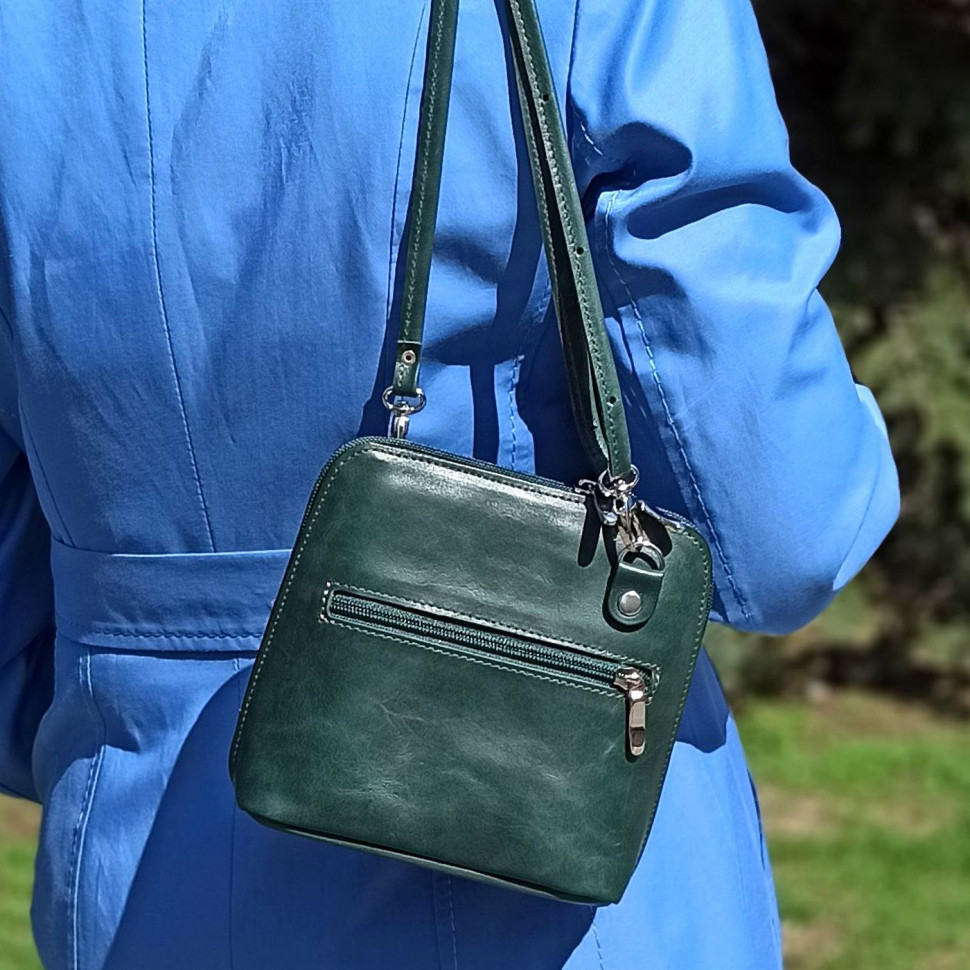 Сумка женская Natalia Kalinovskaya, «Тинна» зеленая Сумка женская Natalia Kalinovskaya, «Тинна» зеленая