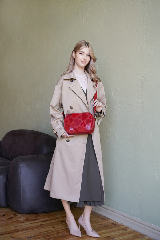 Сумка Protege ДС-481-301 "Сердечки" красный