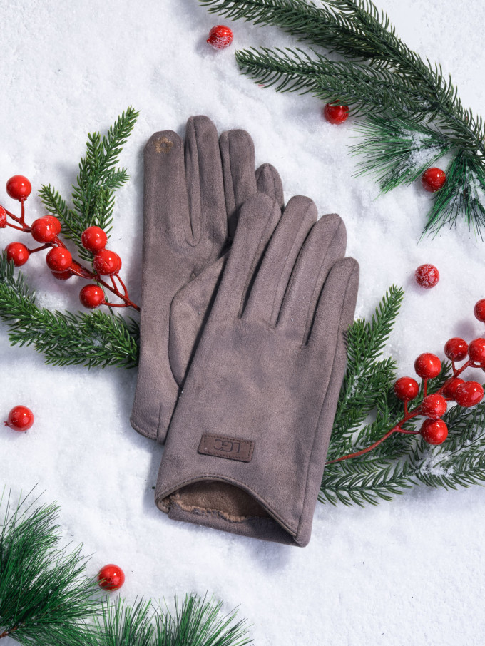 Перчатки женские Baggins 6026-1 т.бежевые Перчатки женские Baggins 6026-1 т.бежевые