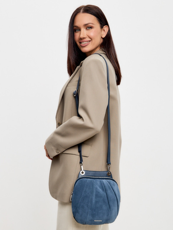 Сумка Curanni 2477 замша джинс