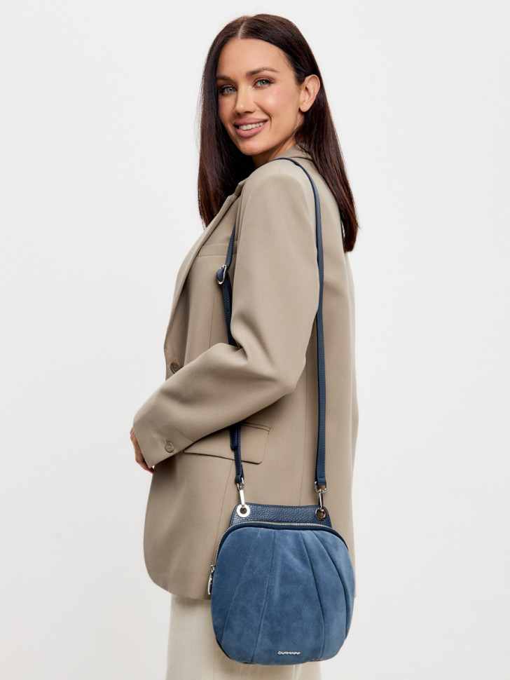 Сумка Curanni 2477 замша джинс