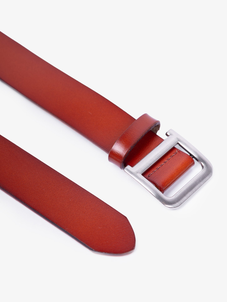 Ремень женский T.I.A 3041 кирпичный Ремень женский T.I.A 3041 кирпичный