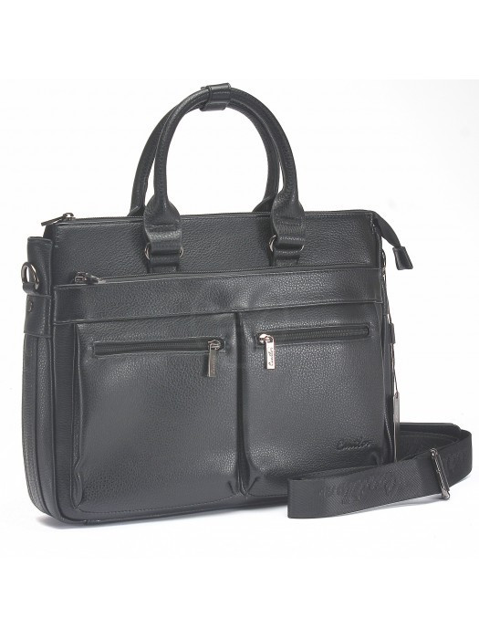 Сумка мужская Cantlor 715-5 чёрная Сумка мужская Cantlor 715-5 чёрная