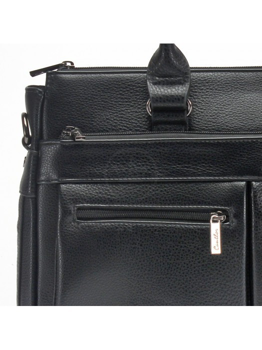 Сумка мужская Cantlor 715-5 чёрная Сумка мужская Cantlor 715-5 чёрная