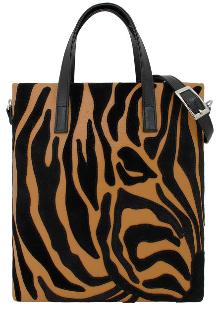Сумка женская Protege, ДС-220-256 "Зебра" охра флотер Сумка женская Protege, ДС-220-256 "Зебра" охра флотер
