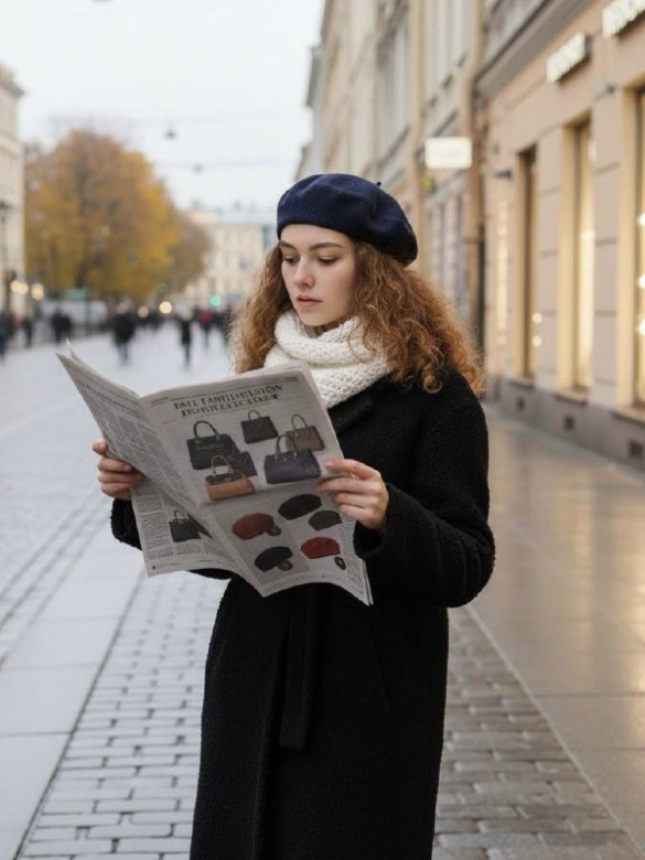 Берет женский Stigler, т.син. Берет женский Stigler, т.син.