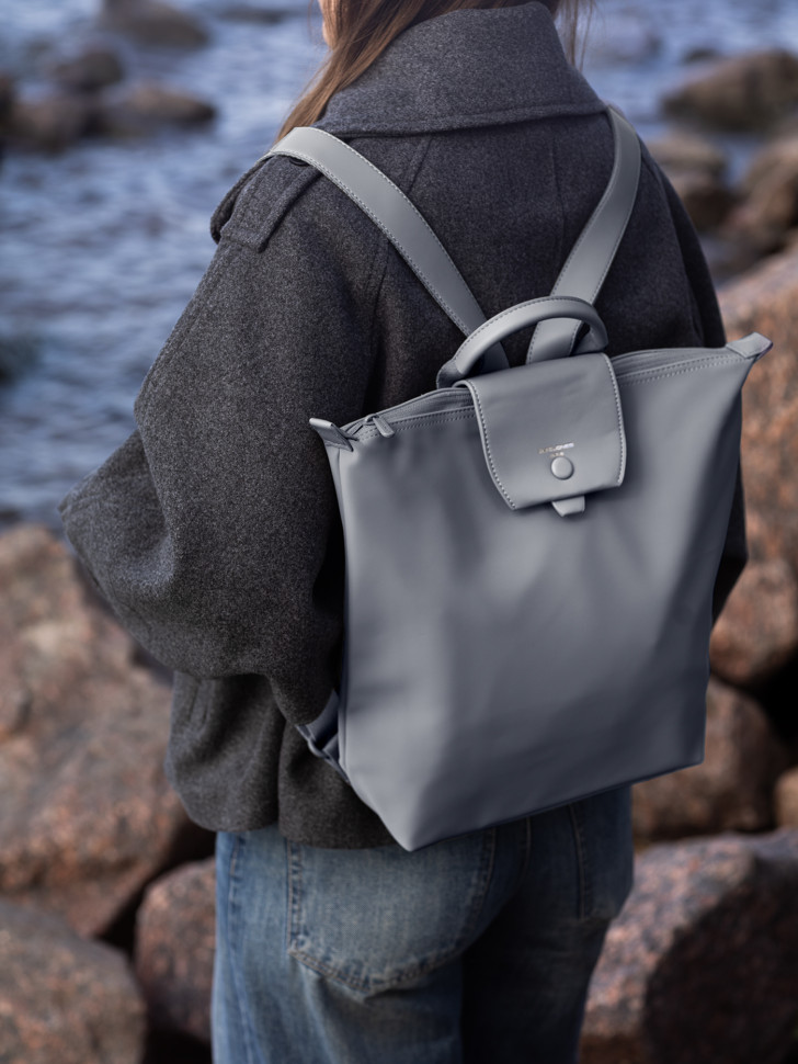 Рюкзак городской David Jones 7632 stell gray Рюкзак городской David Jones 7632 stell gray