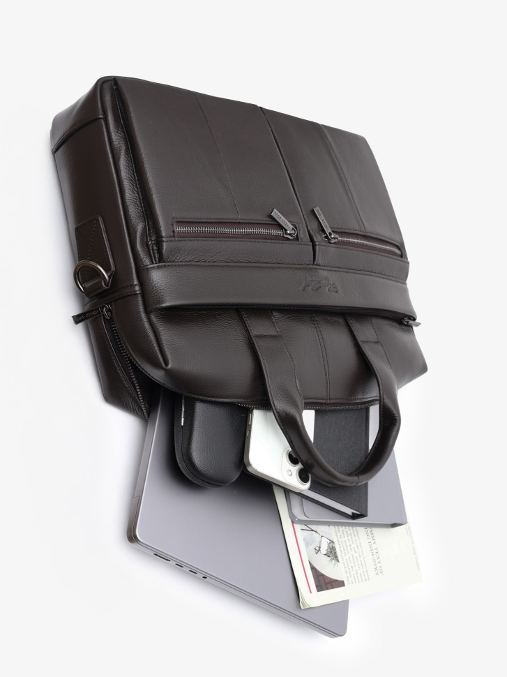 Сумка мужская Cheer Soul G 7710 коричневая