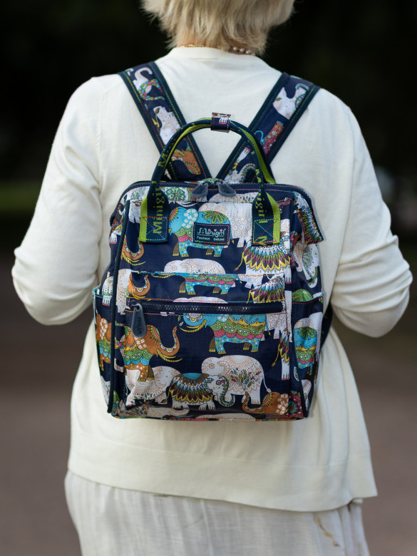 Сумка-рюкзак Minigirl 20186 слон тёмно-синий